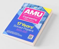 17 Years Solved Papers for AMU Engineering Entrance Exam 2021