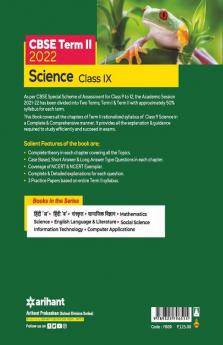 Arihant CBSE Science Term 2 Class 9 for 2022 Exam (Cover Theory and MCQs)