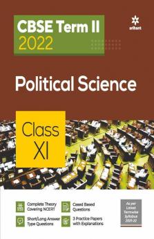 Arihant CBSE Political Science Term 2 Class 11 for 2022 Exam (Cover Theory and MCQs)