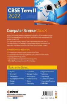 CBSE Term II Computer Science 11th