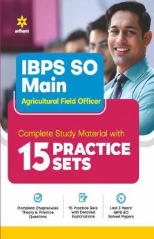 IBPS SO Main Agricultural Field Officer 15 Practice Sets (Complete study material) 2021