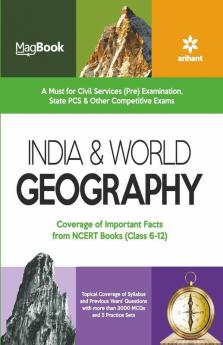 Magbook India & World Geography for Civil services prelims/state PCS & other Competitive Exam 2022