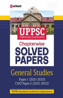 UPPSC Chapterwise Solved Papers General Studies Paper 1 & 2 Preliminary Exam 2022