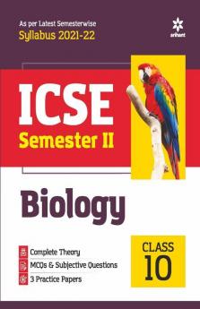 Arihant ICSE Biology Semester 2 Class 10 for 2022 Exam