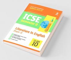 Arihant ICSE Literature in English (Paper 2) Semester 2 Class 10 for 2022 Exam