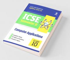 Arihant ICSE Computer Application Semester 2 Class 10 for 2022 Exam