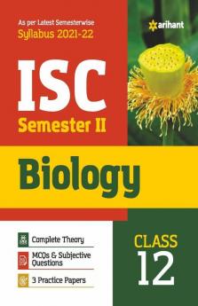 Arihant ISC Biology Semester 2 Class 12 for 2022 Exam