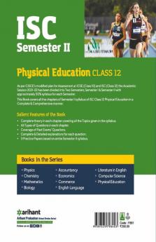 Arihant ISC Physical Education Semester 2 Class 12 for 2022 Exam