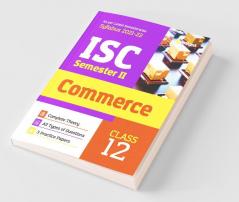 Arihant ISC Commerce Semester 2 Class 12 for 2022 Exam