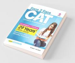 Face To Face CAT 29 Years (1993-2021) Sectionwise & Topicwise Solved Paper 2022