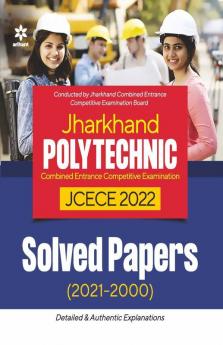 JCECE Jharkhand Polytechnic Exam Solved Paper (2021-2000) for 2022 Exam