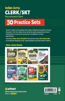 50 Practice Sets Indian Army CLERK/SKT Exam