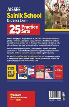 25 Practice Sets Sainik School Entrance Exam Class 9
