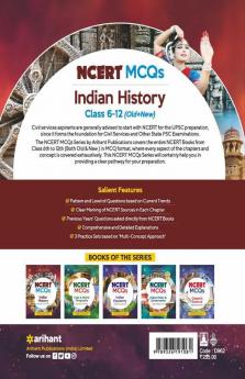 NCERT MCQs Indian History Class 6-12 (Old+New) for UPSC State PSC and Other Competitive Exams Highly Useful for Upsc State Psc and Other Competitive Exams