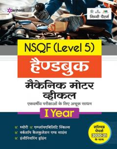 NSQF Level 5 Handbook Mechanic Motor Vehicle 1 Year