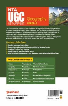 NTA UGC NET/JRF/SET Paper 2 Geography