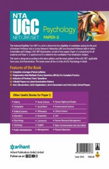 NTA UGC NET/JRF/ SET Paper 2 Psychology