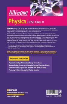 CBSE All In One Physics Class 11 2022-23 Edition