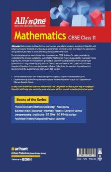 CBSE All In One Mathematics Class 11 2022-23 Edition