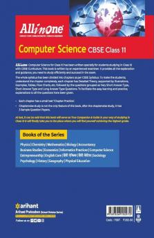 CBSE All In One Computer Science Class 11 2022-23 Edition