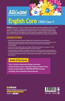 CBSE All In One English Core Class 11 2022-23 Edition
