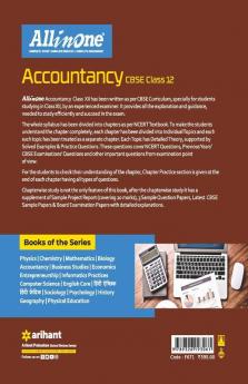 CBSE All In One Accountancy Class 12 2022-23 Edition