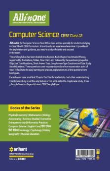 CBSE All In One Computer Science with Python Class 12 2022-23 Edition