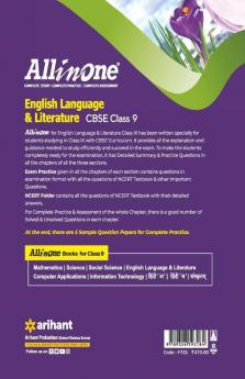 CBSE All In One English Language & Literature Class 9 2022-23 Edition