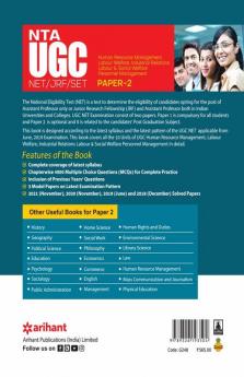NTA UGC NET/JRF/SET Paper 2 Human Resource Management Labour Welfare & Industrial Relations Labour & Social Welfare Personal Management