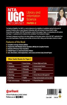NTA UGC NET/JRF/SET Paper 2 Library and Information Science