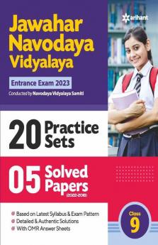 Jawahar Navodaya Vidyalaya Class 9 (20 Practice Sets & 5 Solved Papers) Exam 2023