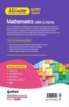 CBSE All In One NCERT Based Mathematics Class 6 2022-23 Edition