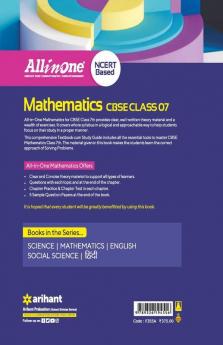CBSE All In One NCERT Based Mathematics Class 7 2022-23 Edition