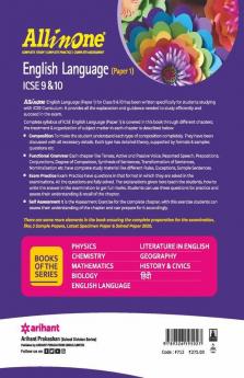 All In One English Language (Paper 1) ICSE Class 9 and 10 2022-23 Edition