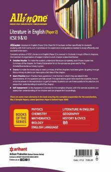 All In One Literature in English (Paper 2) ICSE Class 9 and 10 2022-23 Edition