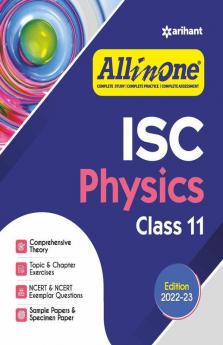 All In One Physics ISC Class 11 2022-23 Edition