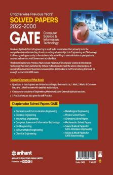 GATE Chapterwise Previous Years Solved Papers (2022-2000) Computer Science & Information Technology
