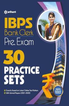 30 Practice Sets IBPS CRP -XII Bank Clerk Pre Exam