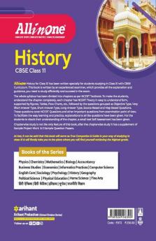 Cbse All in One History Class 11 2022-23 (as Per Latest Cbse Syllabus Issued on 21 April 2022)