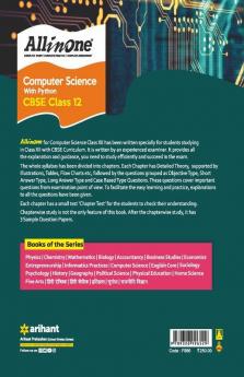CBSE All In One Computer Science with Python Class 12 2022-23 Edition (As per latest CBSE Syllabus issued on 21 April 2022)