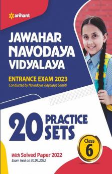 20 Practice Sets Jawahar Navodaya Vidyalaya Class 6 Exam 2023