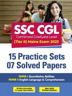 SSC CGL Tier 2 15 Practice Sets 07 Solved Papers Mains Exam 2022