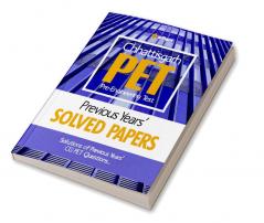 Chhattisgarh PET Pre Engineering Test Previous Years Solved Papers