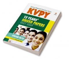KVPY 13 Years Solved Papers 2021-2009 Stream SB/SX