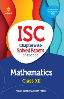 ISC Chapterwise Solved Paper - MATHEMATICS
