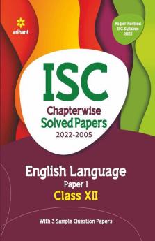 ISC Chapterwise Solved Paper - ENGLISH