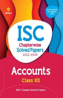 ISC Chapterwise Solved Paper - ACCOUNTANCY