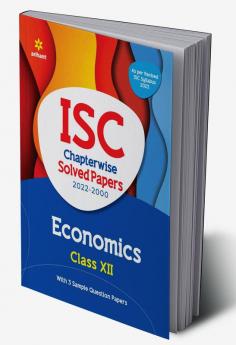 ISC Chapterwise Solved Papers 2022-2000 Economics Class 12th