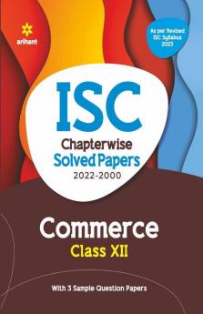 ISC Chapterwise Solved Paper - COMMERCE