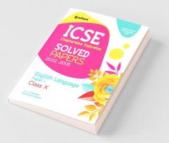 ICSE Chapterwise Solved Paper - ENGLISH
